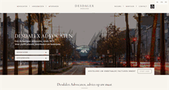 Desktop Screenshot of desdalex.be